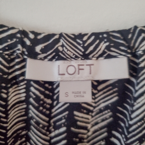 LOFT Inked Feather Print Jumpsuit - Picture 12 of 13